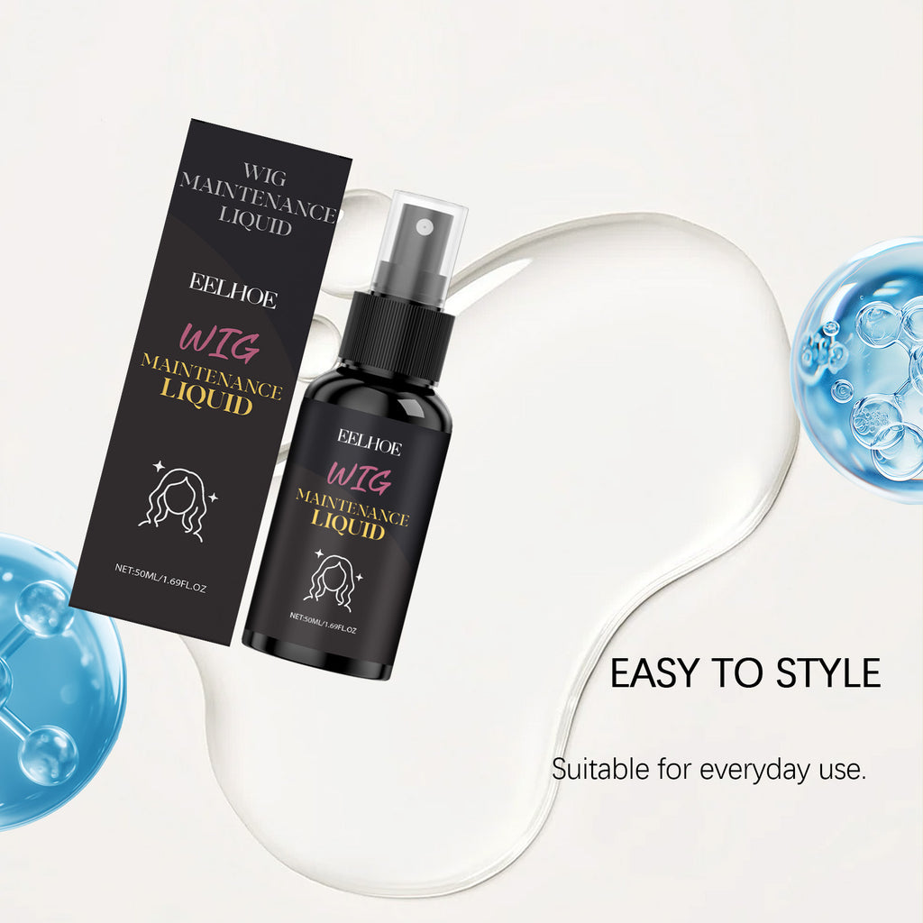 EELHOE Wig Fluffy Spray Gentle Fluffy Wig Refreshing Smooth Feel Daily Styling Portable Spray