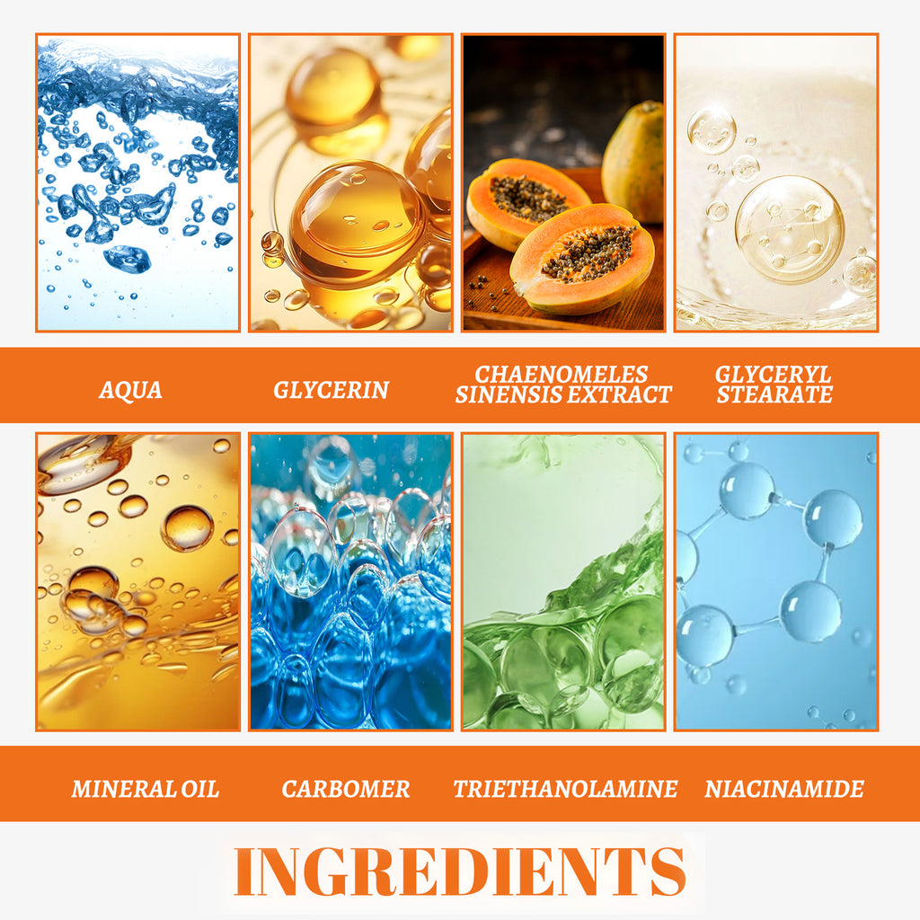 Eelhoe Papaya Whitening Que Spot Cream Fade Facial Freckles Dark Spot Brightening Moisturizing Skin Day & Night Cream